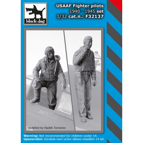 1/32 USAAF Fighter Pilot 1940-45 set (2 figures)