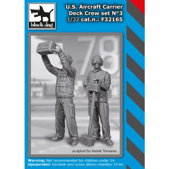 1/32 US Aircraft Carrier Deck Crew Set Vol.3 (2 figures)