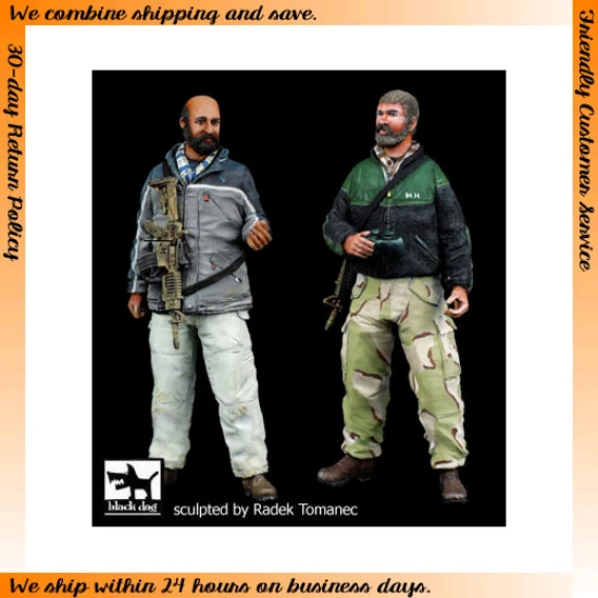 1/35 Special Forces Set in Afghanistan (2 resin figures)
