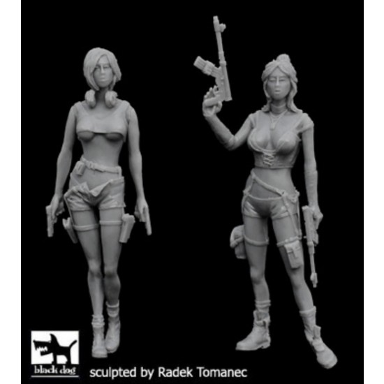 1/35 Post Apocalyptic Women Set (2 figures)