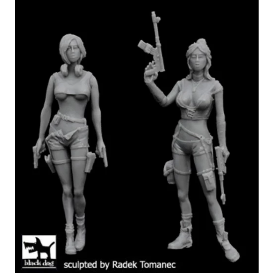 1/35 Post Apocalyptic Women Set (2 figures)