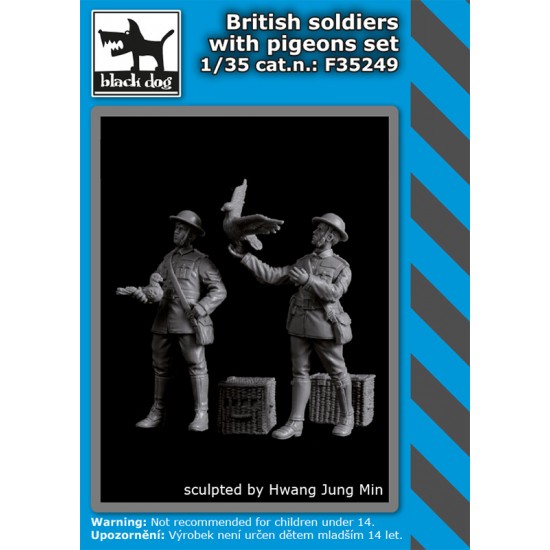 1/35 British Soldiers w/Pigeon Set