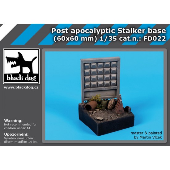 1/35 Post Apocalyptic Stalker Base (60mm x 60mm)