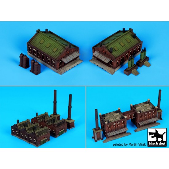 1/350 Houses Combo Accessories/Diorama set
