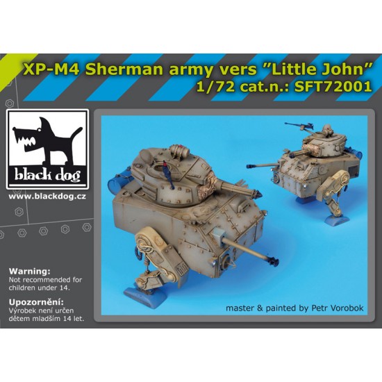 1/72 XP-M4 Sherman Army Version Mech Walker Robot "Little John" - Full Resin kit
