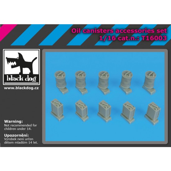 1/16 Oil Canister Accessories Set