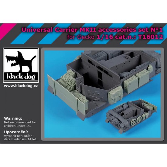 1/16 Universal Carrier Mk.II Accessories Set Vol.1 for Gecko kit