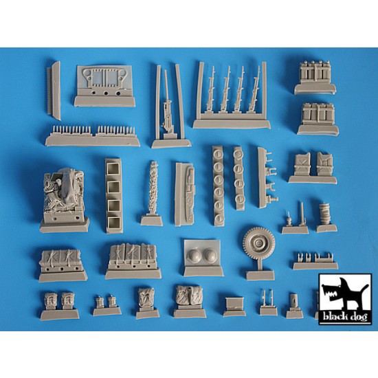 1/35 British SAS Jeep in North Africa 1942 Conversion Set for Tamiya/Italeri kits