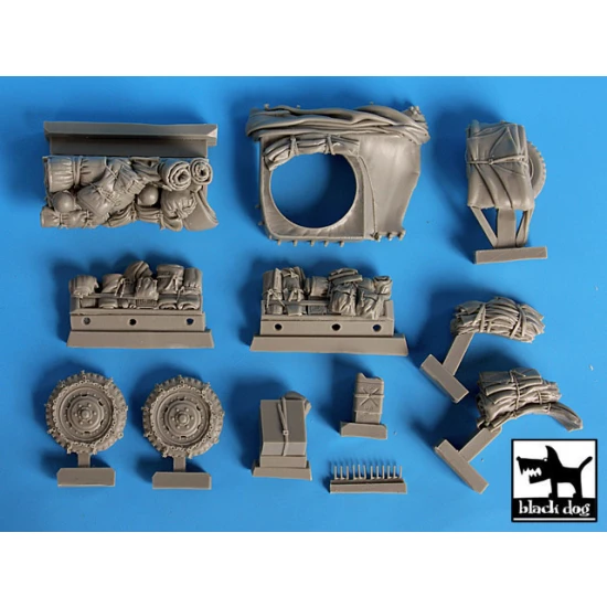 1/35 US M2 Halftrack Conversion & Stowage Set for Dragon kit
