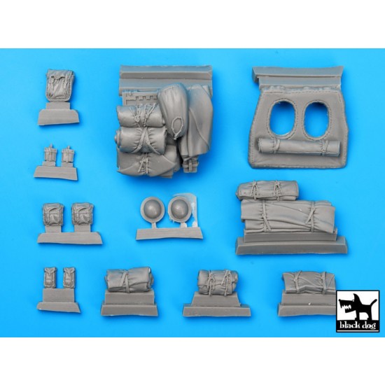 1/35 Dingo Mk.III Scout Car Accessories & Stowage Set for Miniart kits