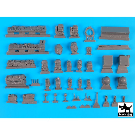 1/35 US Stryker WINT-T C Accessories Set with Equipment for Trumpeter kit