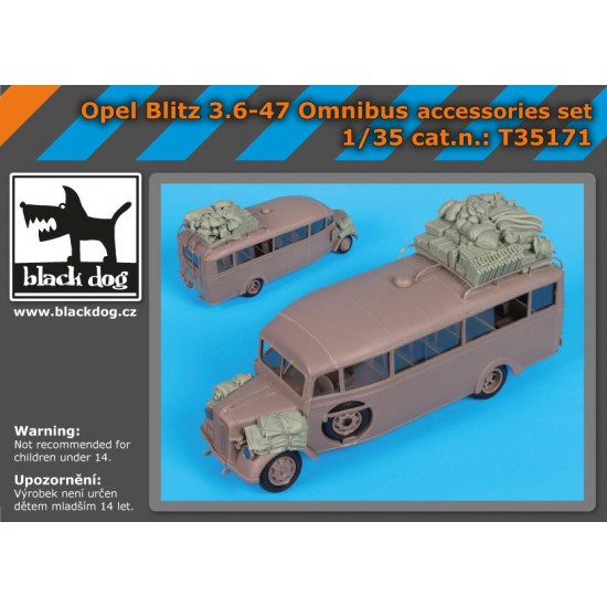 1/35 Opel Blitz 3.6-47 Omnibus Accessories Set 
