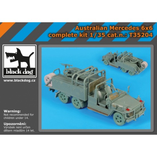 1/35 Australian Mercedes 6x6 G-Wagon SRV Complete Resin kit