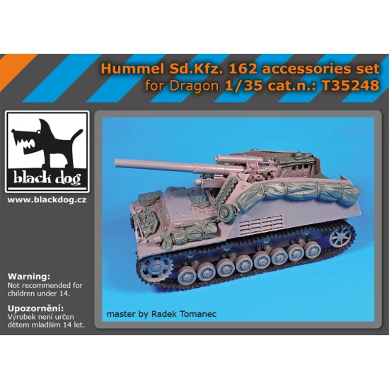 1/35 Hummel SdKfz 162 Accessories Set for Dragon kits