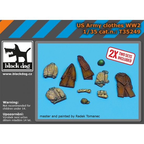 1/35 WWII US Army Clothes