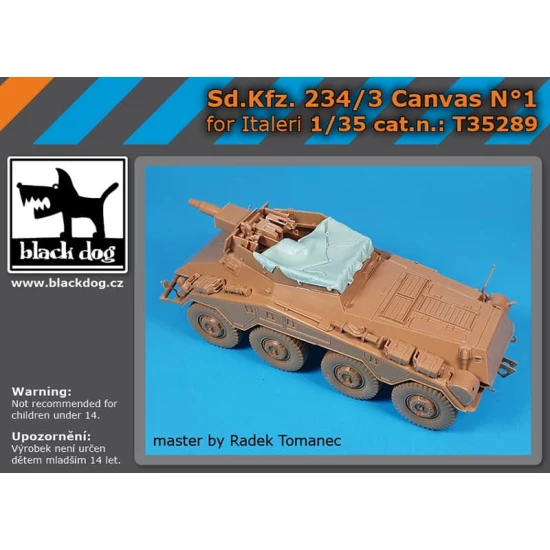 1/35 Sd.Kfz. 234/3 Canvas Vol.1 for Italeri kits