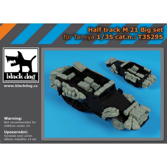 1/35 Half Track M 21 Accessories Set for Tamiya kits
