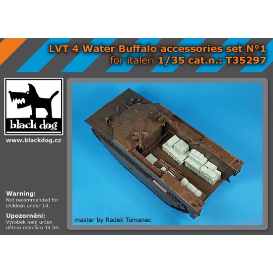 1/35 LVT-4 Water Buffalo Accessories Set Vol.1 for Italeri kits
