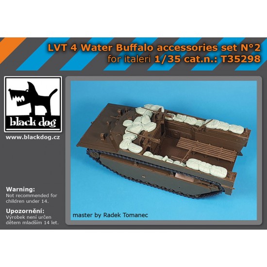 1/35 LVT-4 Water Buffalo Accessories Set Vol.2 for Italeri kits