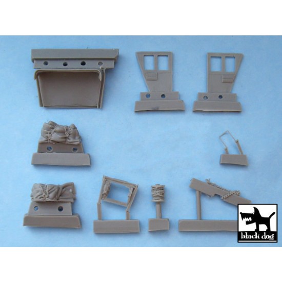 1/48 US 2 1/2 ton Cargo Truck Accessories Set for Tamiya kit #32548