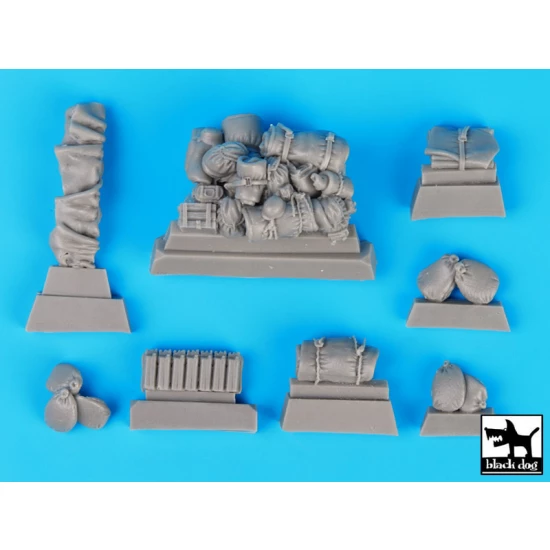 1/72 German PzKpfw III Ausf.N DAK Accessories Set for Dragon kit