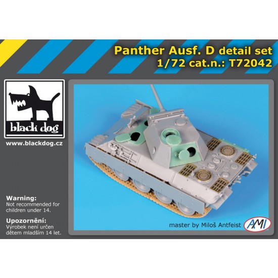 1/72 Panther Ausf.D Detail-up set for Dragon kit