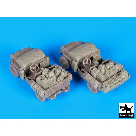 1/72 US Jeep Stowage/Accessories set for Dragon kit