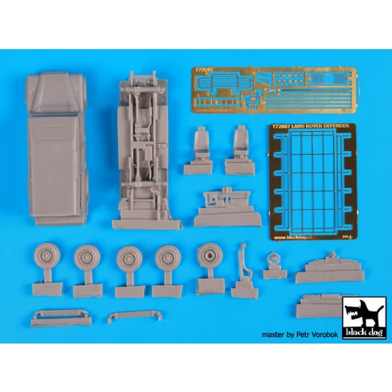 1/72 Land Rover 110 Defender Complete Resin Kit (with photo-etched details)