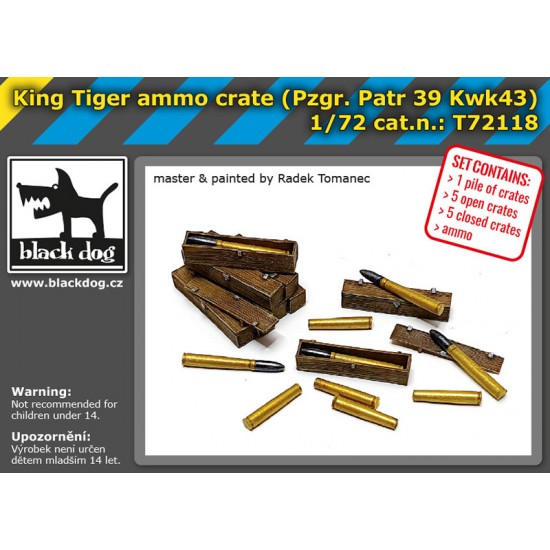 1/72 King Tiger Ammo Crate