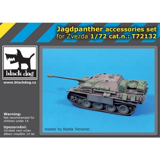 1/72 Jagdpanther Detail Set for Zvezda kits