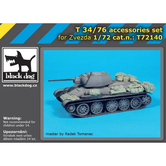 1/72 T-34/76 Accesories Set for Zvezda kits