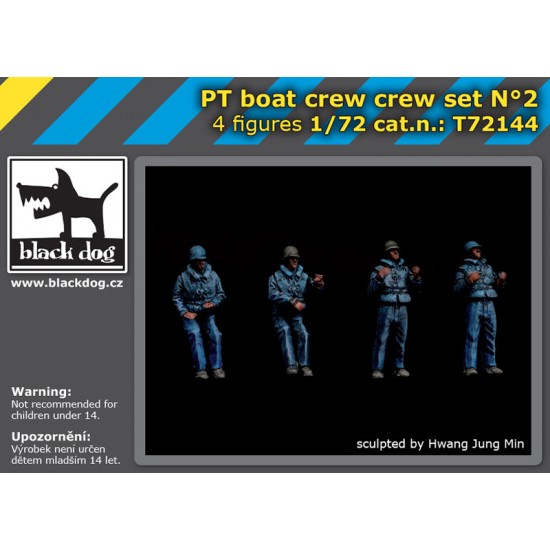 1/72 PT Boat Crew Set Vol.2 (4 figures)
