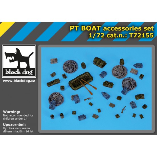 1/72 PT Boat Accessories Set