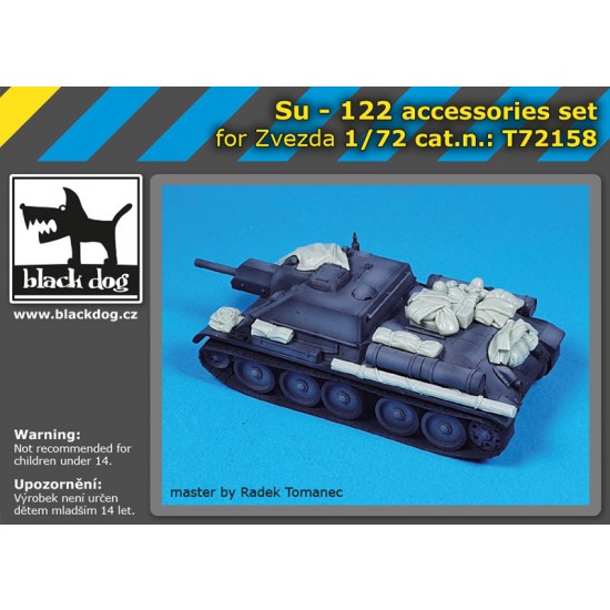 1/72 SU-122 Accessories set for Zvezda kits