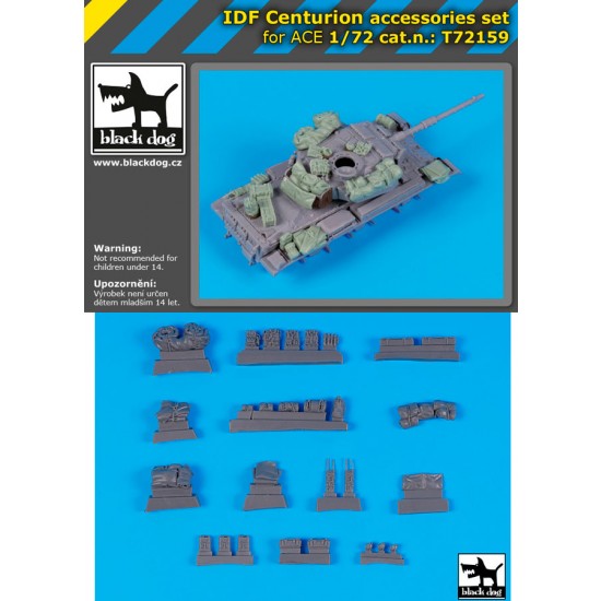 1/72 IDF Centurion Stowage Set for ACE kits