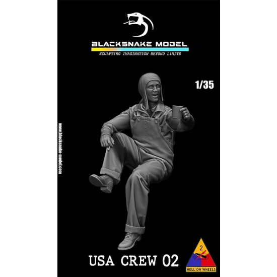 1/35 US Tank Crew, 2nd Armored Division #02 (1 figure)