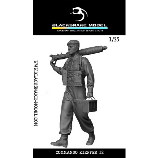 1/35 Vickers Commando Machine Gunner Kieffer #12 (1 figure)