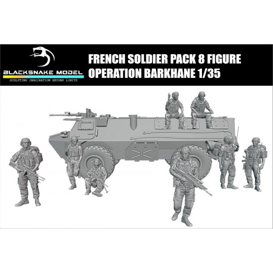 1/35 French Soldiers Pack, Operation Barkhane (8 figures)