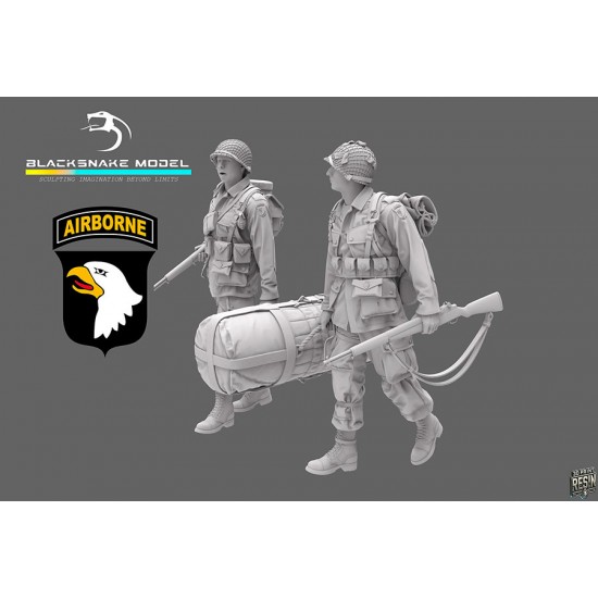 1/35 101st Airborne Soldier #10 -11 (2 figures)