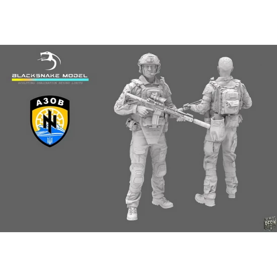 1/35 Ukrainian Azov Soldier #1 (1 figure)