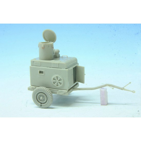 1/35 Motorenanwarmer 38 auf Anhanger Fahrgestell A1 Resin kit