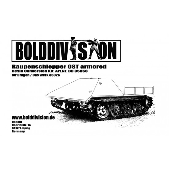 1/35 Raupenschlepper Ost (RSO) Armoured Conversion set for Dragon/DasWerk #35026