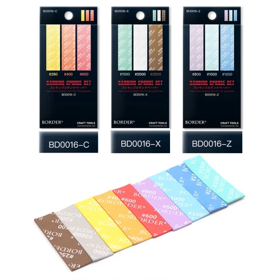 Sanding Sponge Set 1500# 2000# 2500# (18pcs)