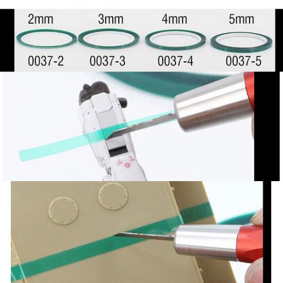 Right Angles Hard Edge Tape for Curving (width: 4mm)