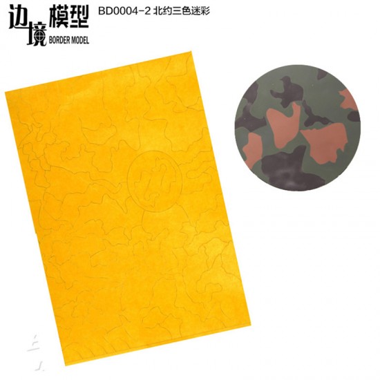 1/35 NATO Tricolore Camouflage Paint Masking Sheets