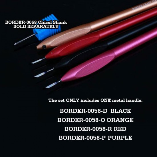 Metal Handle #Purple for BORDER-0068 Chisel Shanks