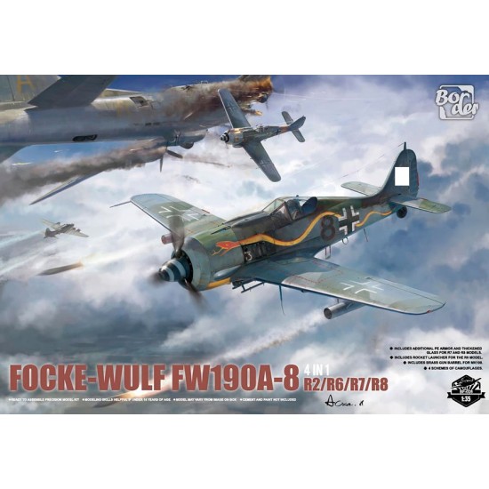 1/35 Focke-Wulf Fw190A8 R2 R6 R7 R8 (4in1)
