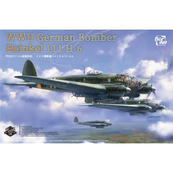 1/35 WWII German Heinkel 111 H-6 Bomber