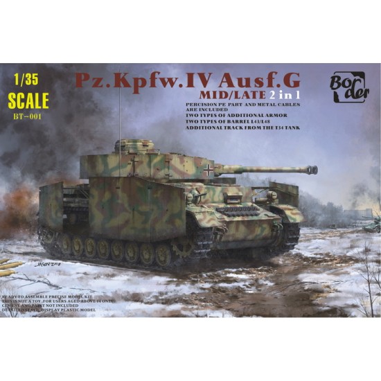 1/35 Panzer PzKpfw.IV Ausf.G Mid/Late