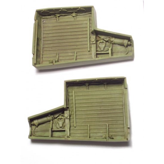 1/32 P-47 Thunderbolt Wheel Bay for Hasegawa kit